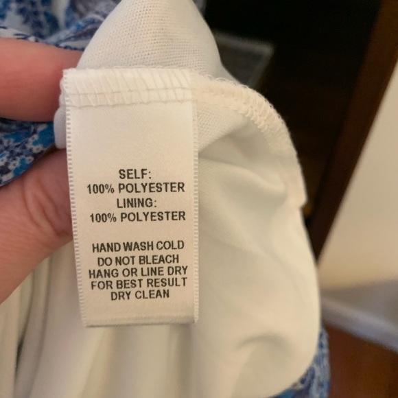 Lulu’s Blue Paisley Maxi Dress M Peekaboo Front Tie - Picture 9 of 10